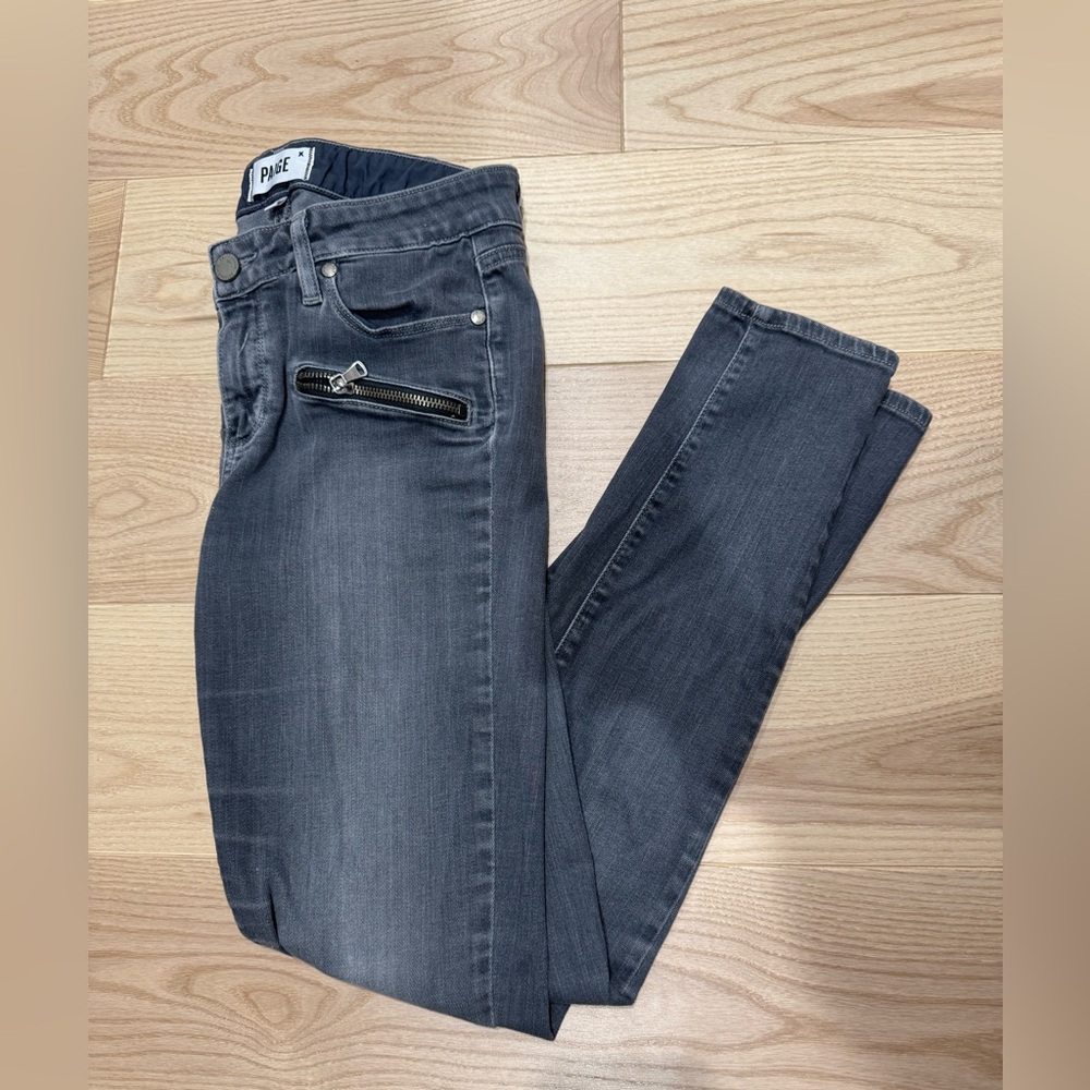 Paige Designer Skinny Gray Jeans